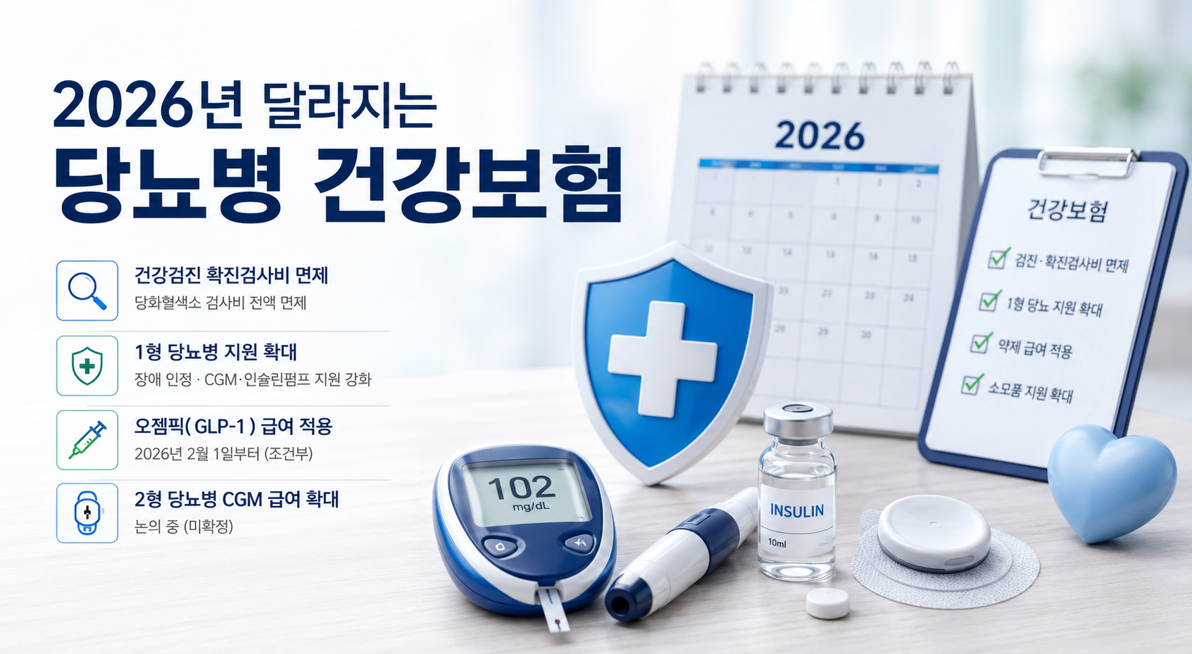 2026년 건강보험 당뇨병
