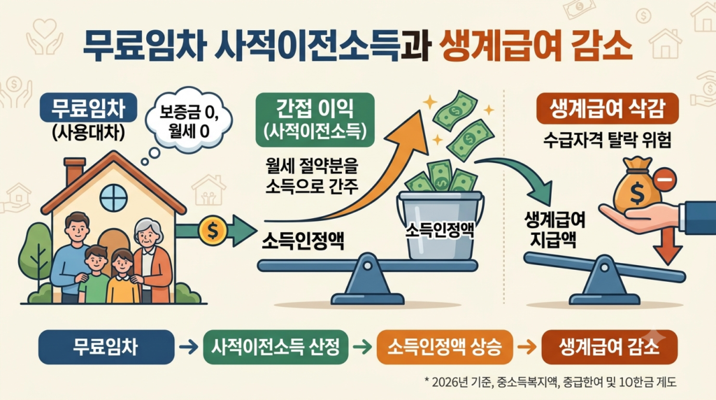 무료임차사적이전소득